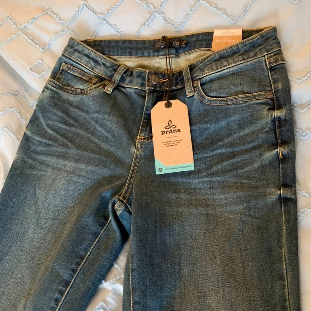 Prana London Jean Tall inseam Heritage Wash Women's 6